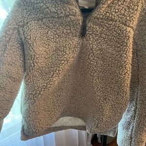 Thread & Supply Sherpa Half Zip Pullover Size M